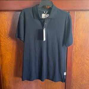 NWT Reigning Champ Navy Polo size M